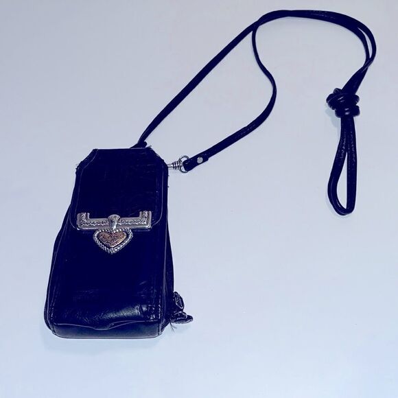 Vintage Brighton leather mini crossbody bag - Picture 3 of 7